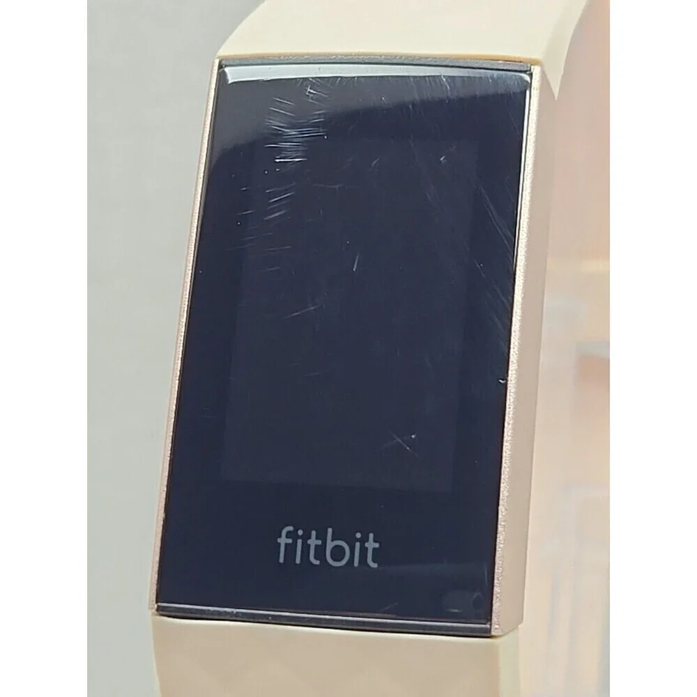 Fitbit Charge 3 FB409 Activity Tracker Heart Rate GPS Smartwatch Rose No Charger